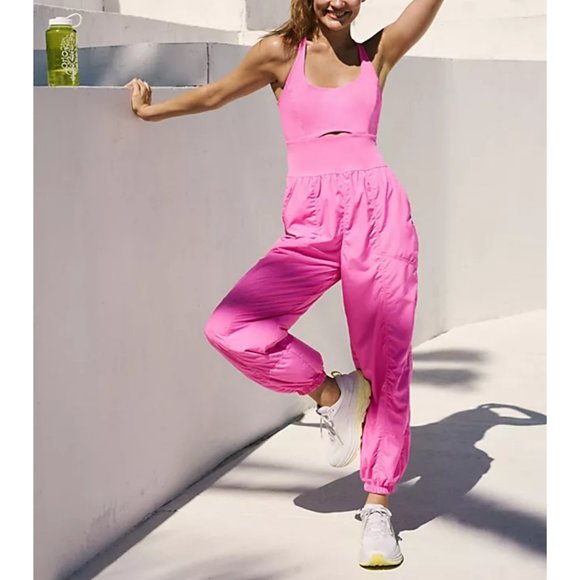 FP Movement by Free People Pants - 🏷️NWT FP Movement Righteous Onesie In Magenta Minx - Small